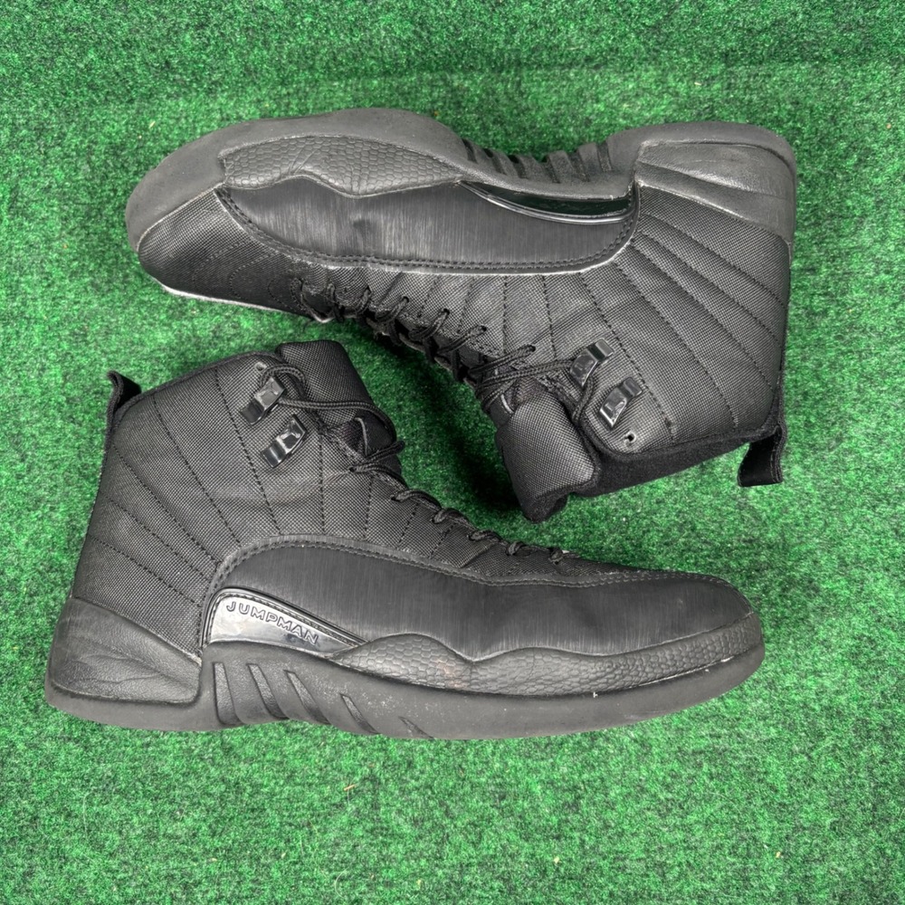 Jordan 12 Retro Winterized Black Mens Basketball Shoes BQ6852-001 Size 9.5